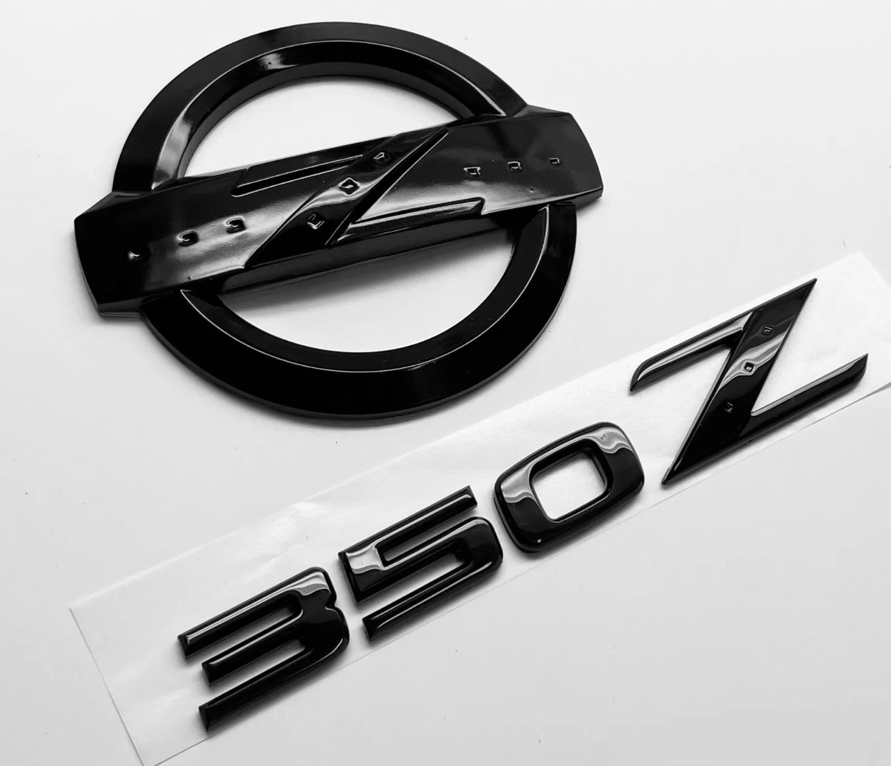 Gloss Black 350Z Emblems