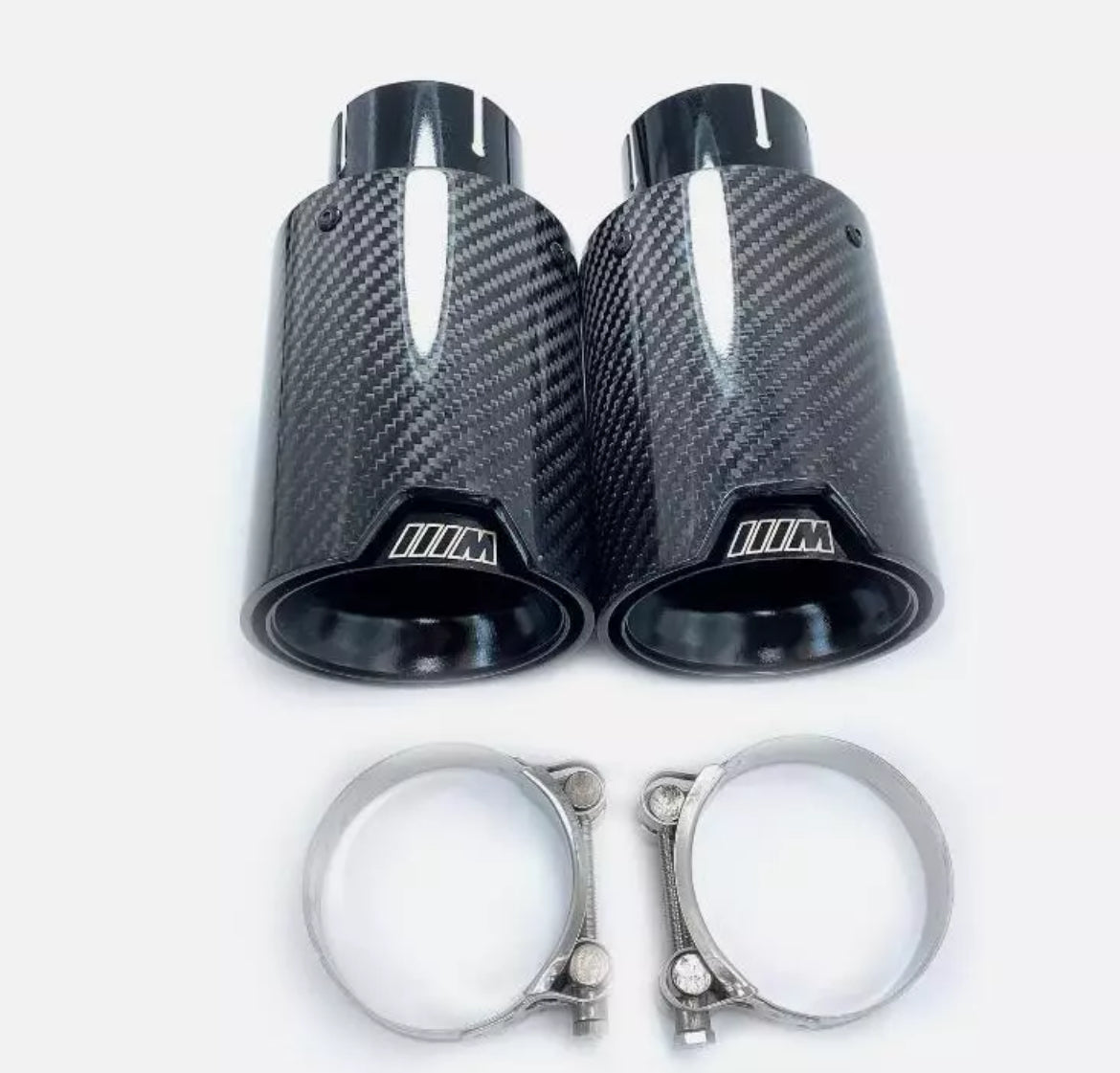 REAL Carbon Fiber Exhaust Tips BMW M240i 340i 440i 335i 435i