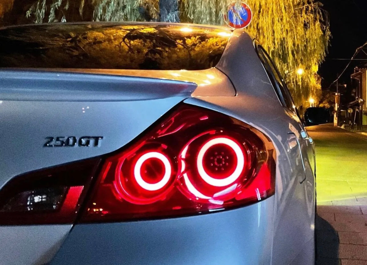 V36 Skyline Halo Tail Lights (08-13 G37/G35) - Twin Performance Auto