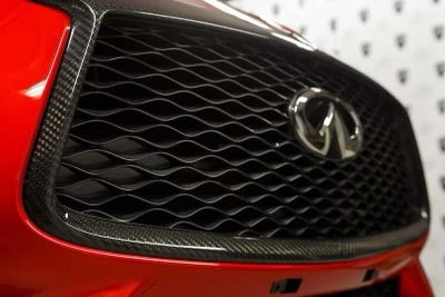 Infiniti Q60 Carbon Fiber Grill Trim 17-22