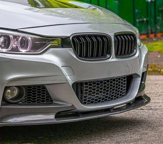 2012-2018 F30 Front Bumper Lip (Carbon Fiber) - Twin Performance Auto