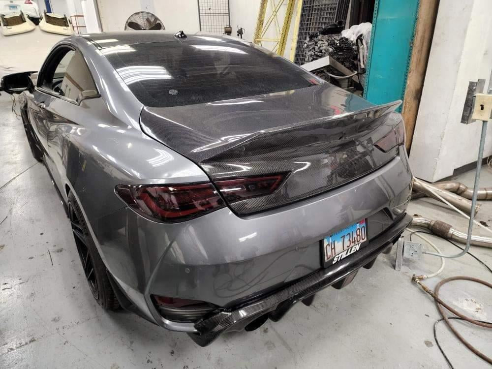 2017-2022 Infiniti Q60 Carbon Fiber Duckbill Trunk