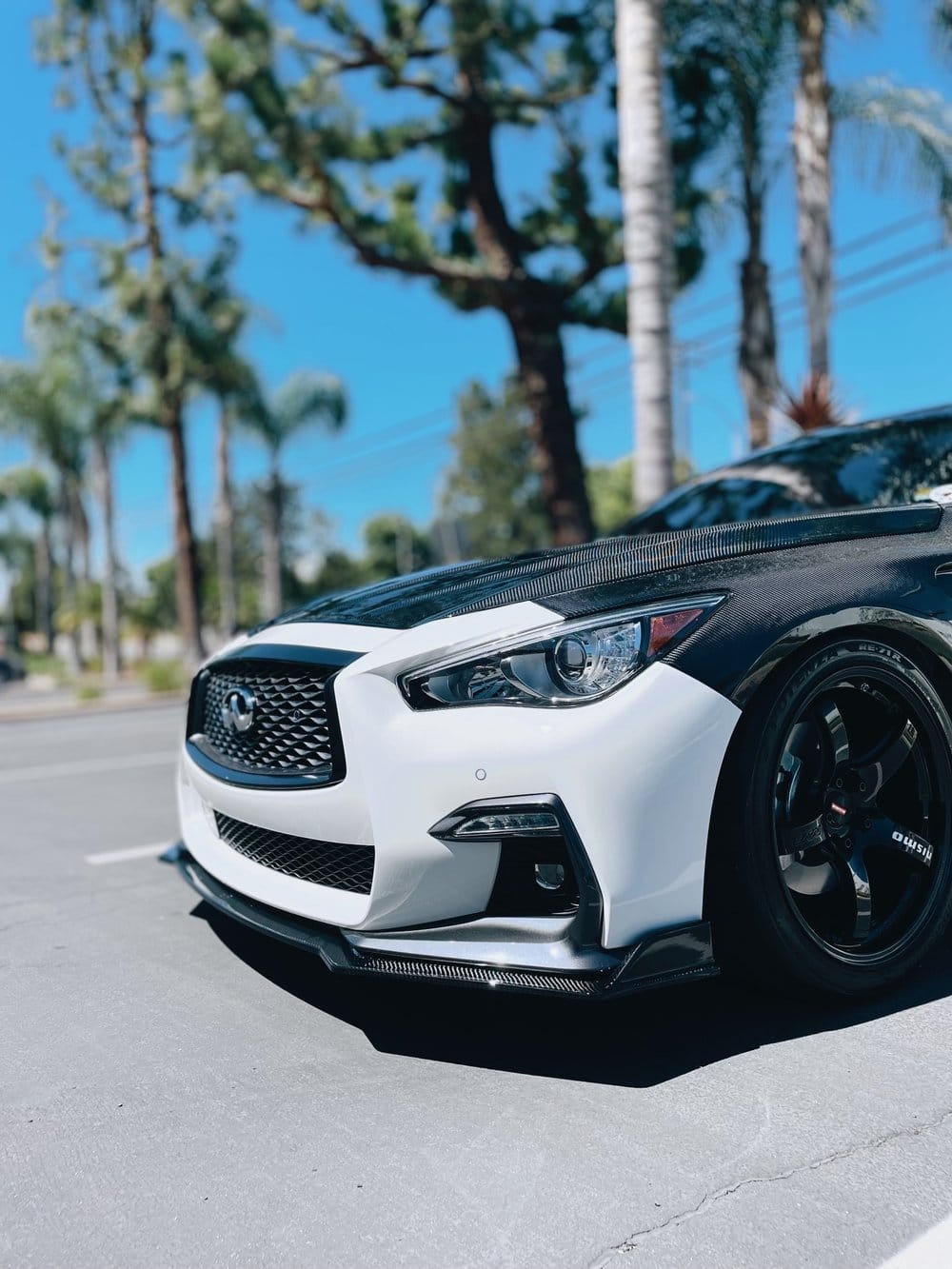 Infiniti Q50s Sport GT Front Lip Carbon Fiber