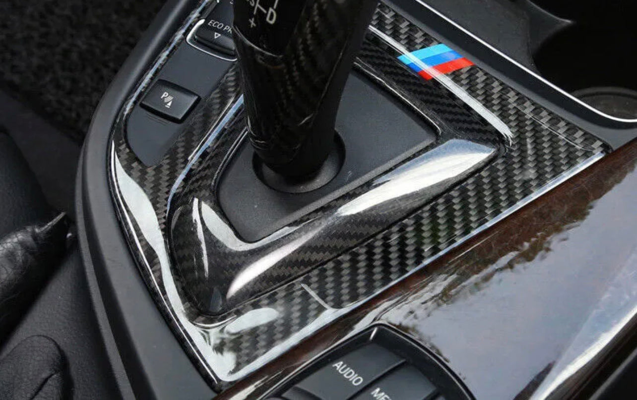 BMW M Carbon Fiber Shifter Trim (3 Series 4 Series 2013-2019)