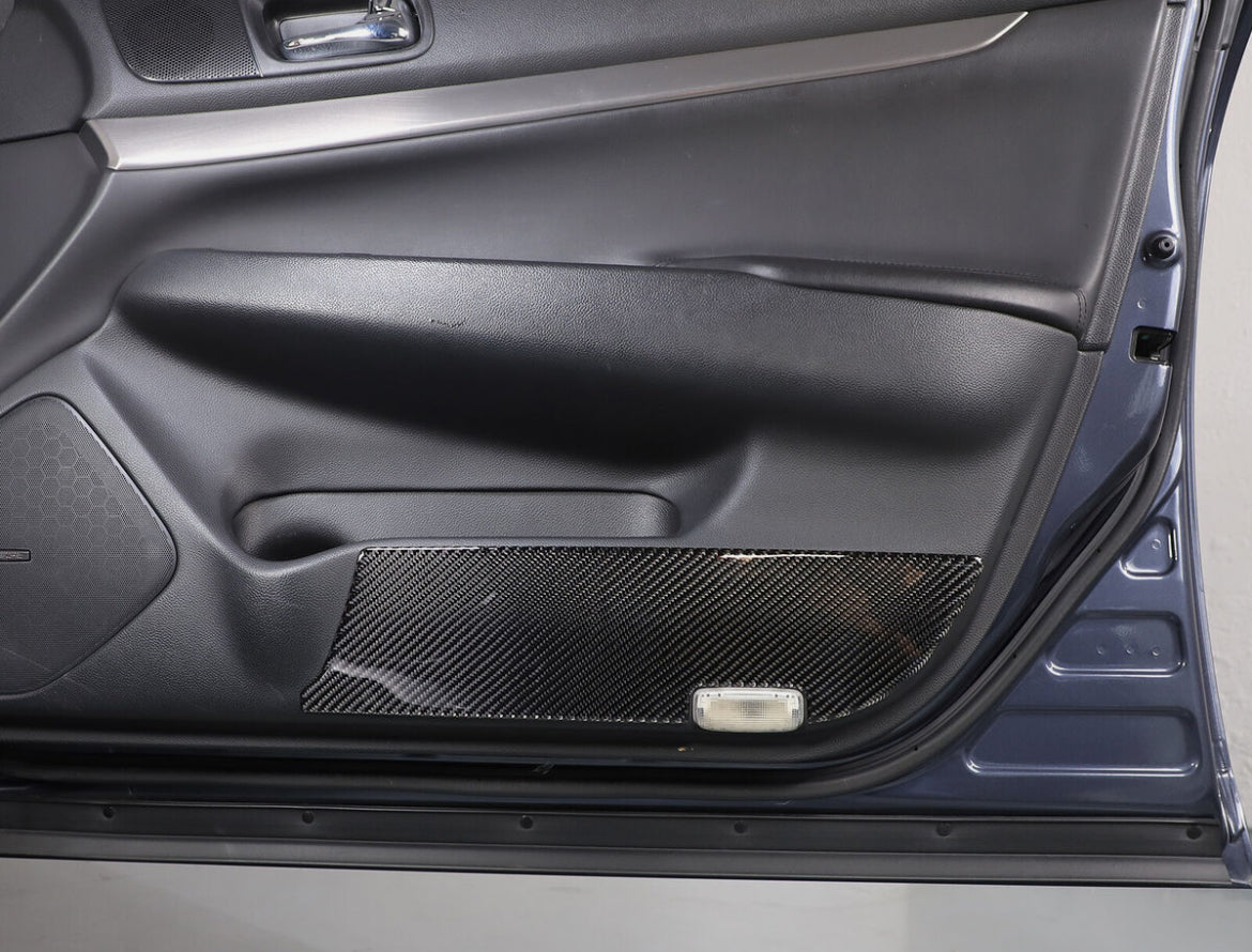 Infiniti G35/G37 Sedan Carbon Fiber Kick Door Panels