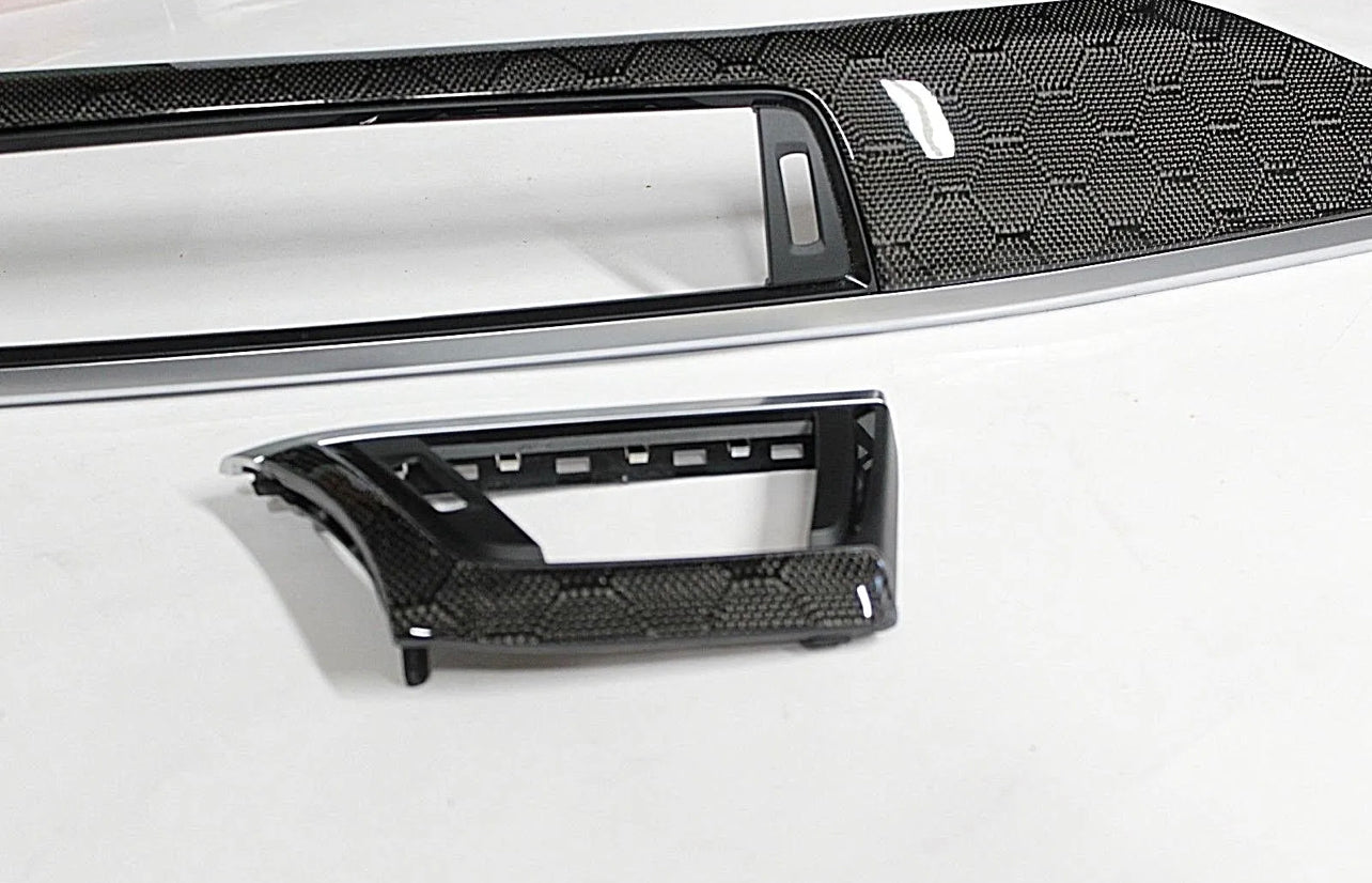 2012-2019 F30 F82 F80 Interior Dash Trim (Carbon Fiber) Honeycomb Carbon Fiber