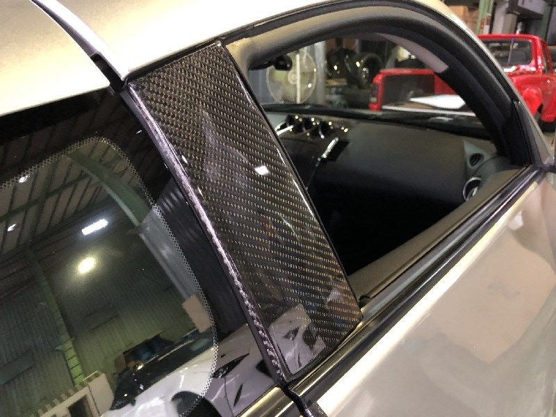 Nissan 350z B Pillars Carbon Fiber