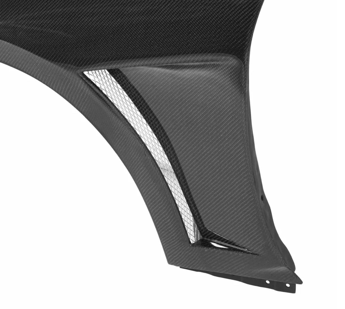 2009-2013 Infiniti G37 Sedan 4dr OE Vented Style Carbon Fiber Fenders - 2pc