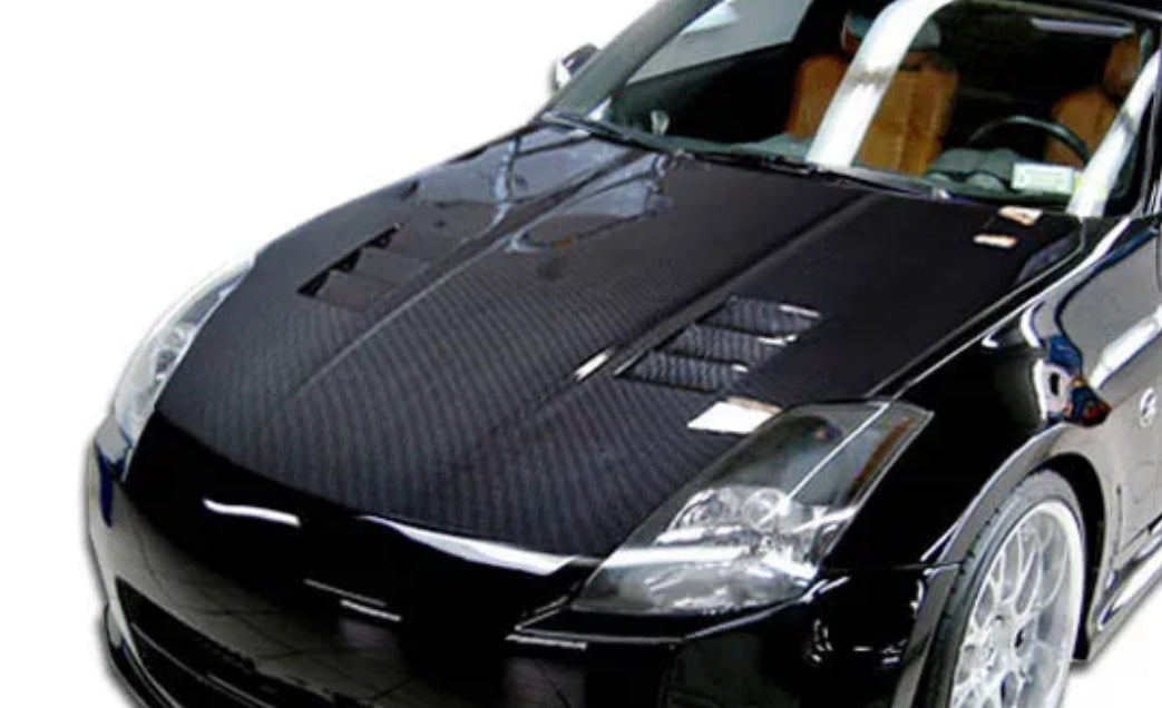 JGTC Carbon Fiber Hood 2003-2006 Nissan 350Z Z33