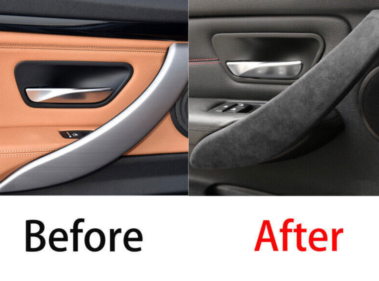 BMW 3 Series 4 Series 2013-2019 Alcantara Door Handles