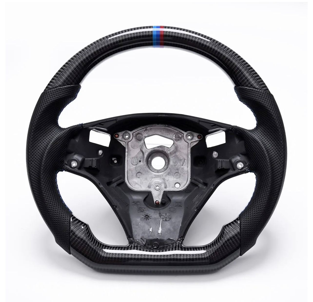 BMW E90 E91 E92 E93 Flat Bottom Carbon Steering Wheel 3Series - Twin Performance Auto