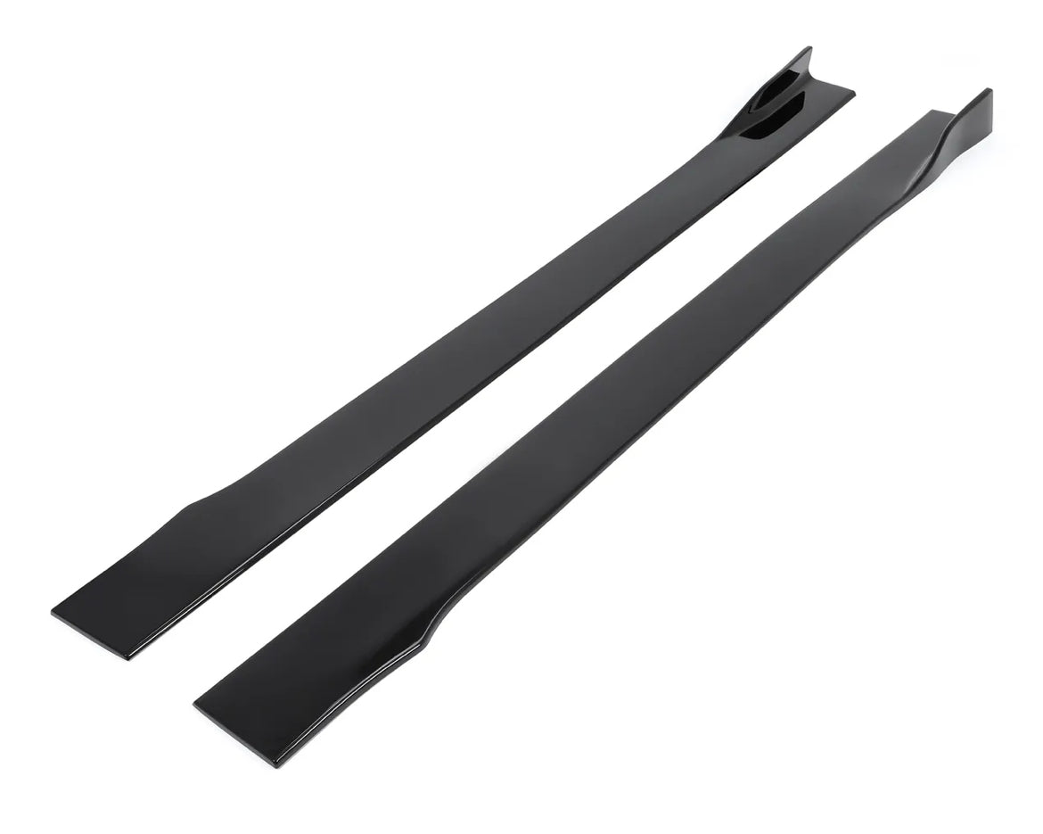 2PC Racing Side Skirts Gloss Black (Q50, Q60, Q70, G37, G35)