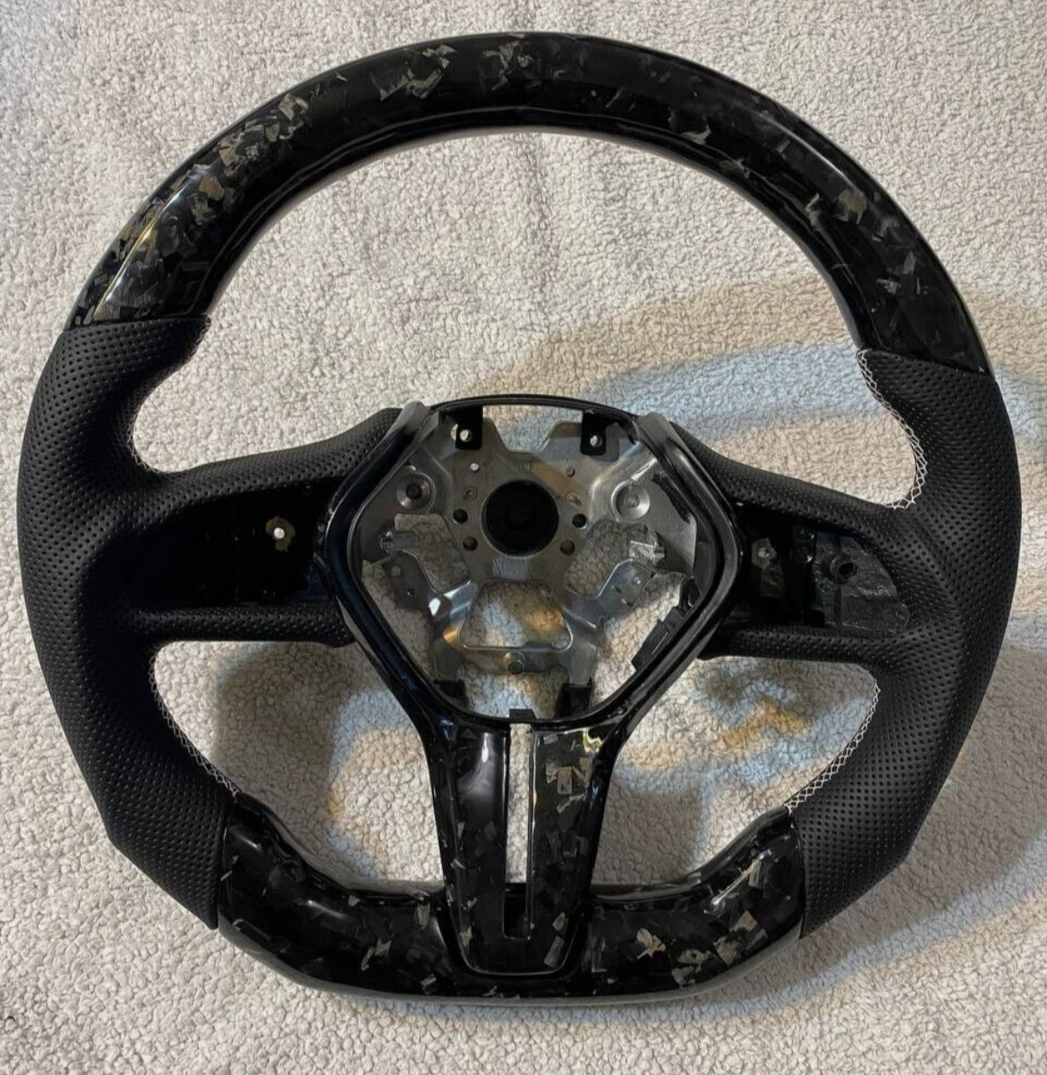 Q50 Forged Carbon Steering Wheel