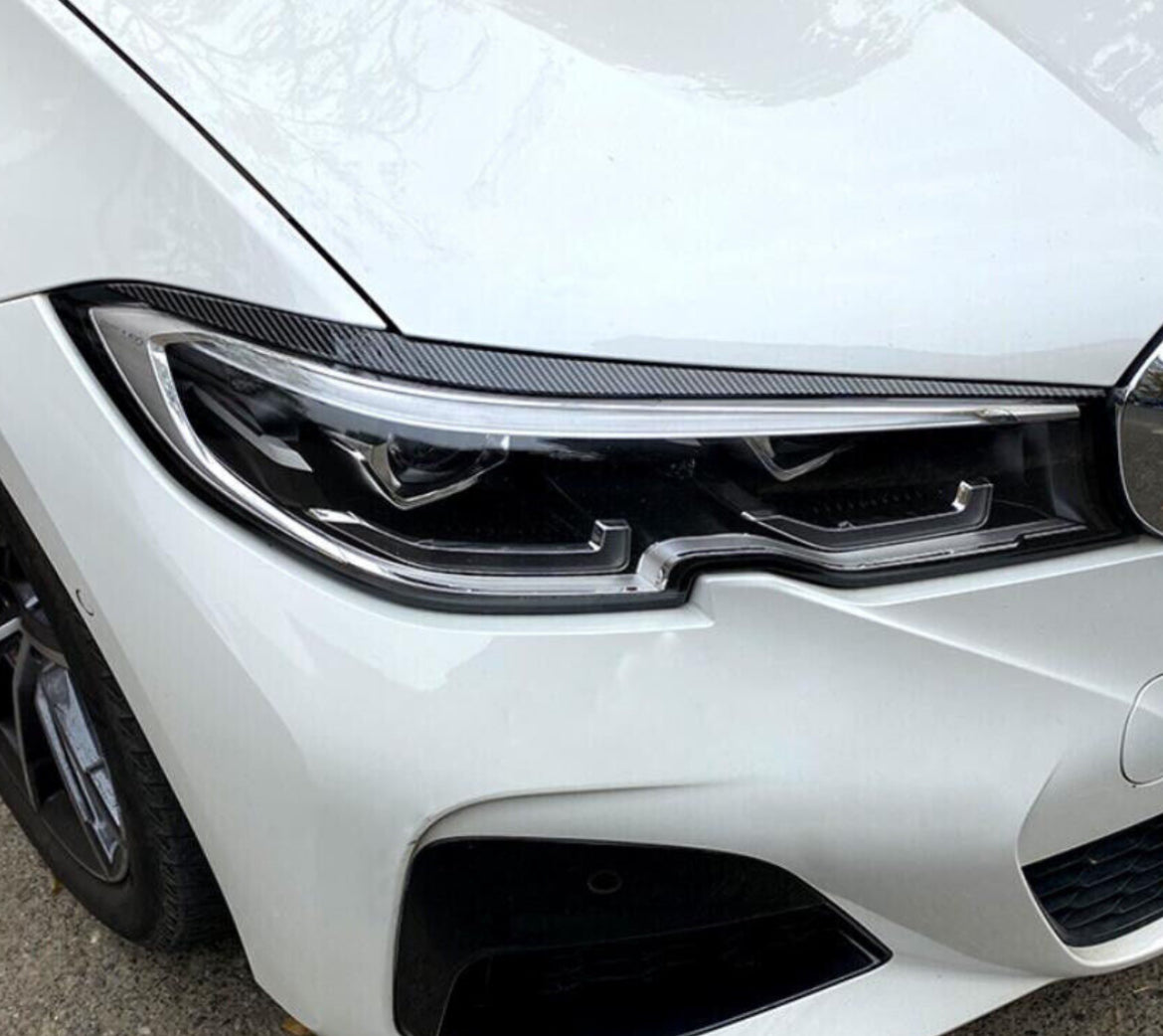 BMW G20 3 Series Headlight Eyebrow Trim