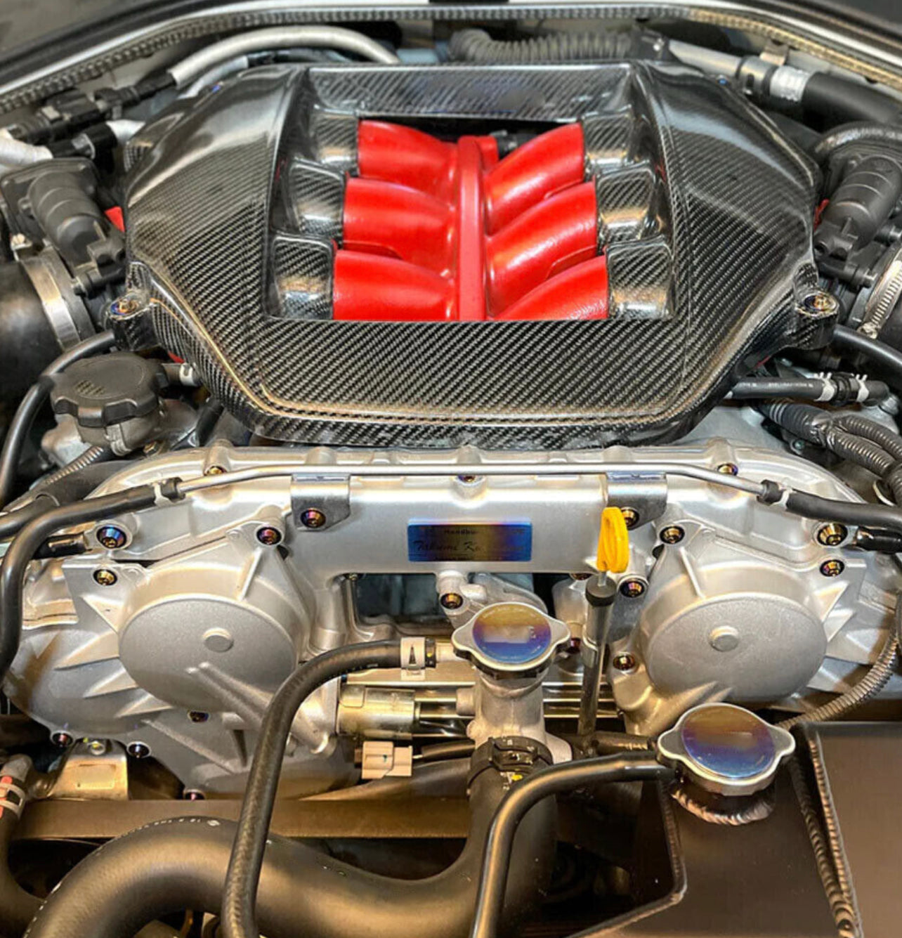 Nissan GT-R R35 Carbon Fiber Engine Cover