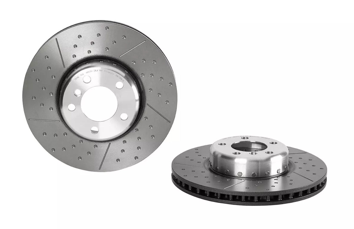 Brembo Front 340mm/ Rear 345mm Brake Disc Rotors Kit for BMW F22 F30 M Sport Brakes