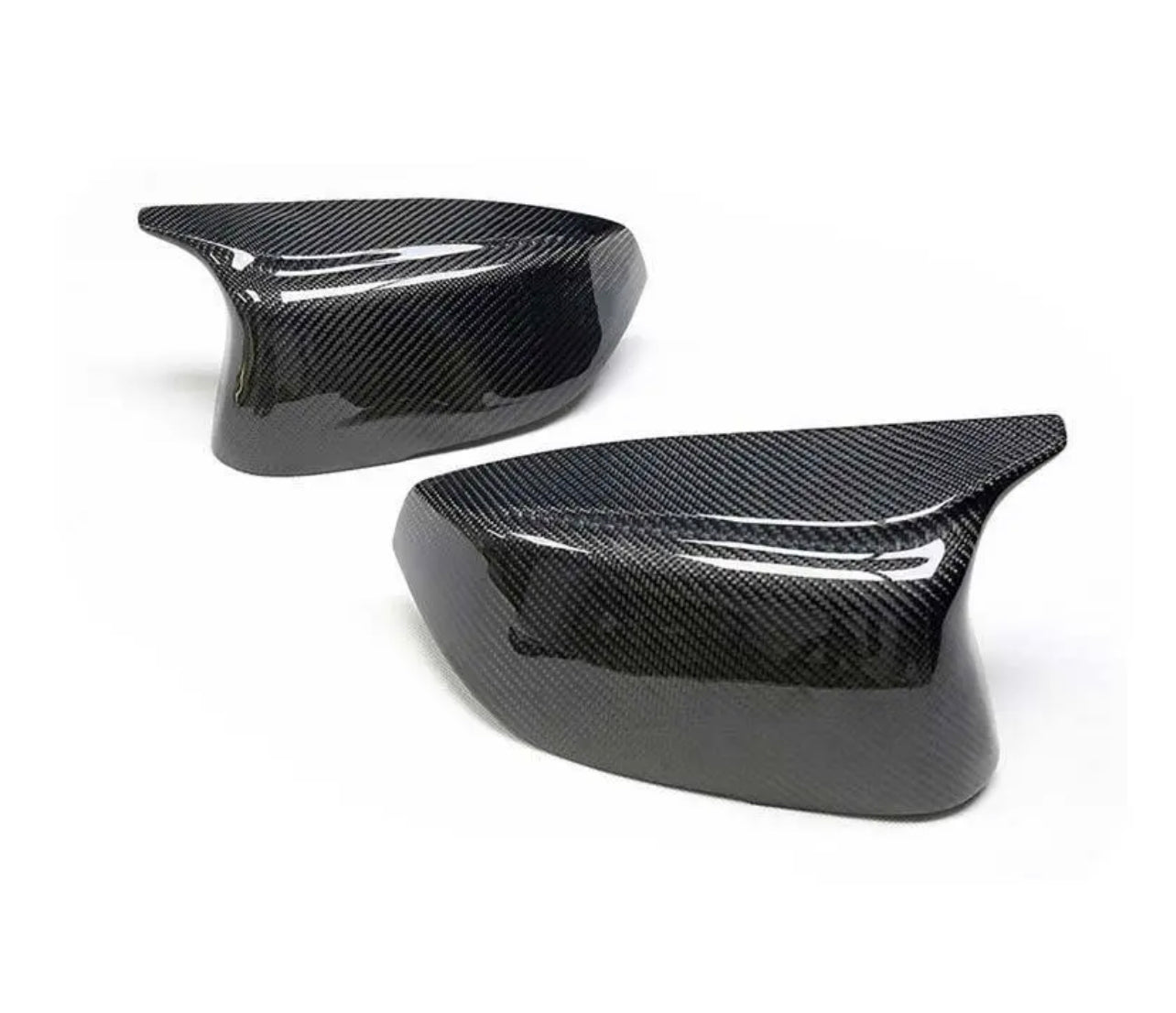 Infiniti Q50 / Q60 M Style Carbon Fiber Mirror Caps (Honeycomb, Forged, Carbon Fiber) V2