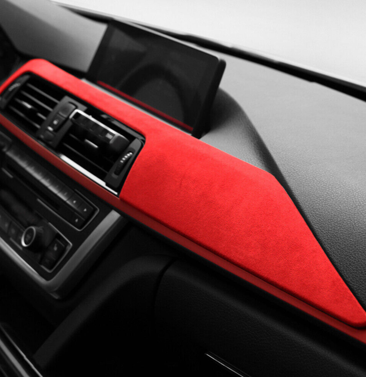 F30 BMW Interior Alcantara Dash Panels