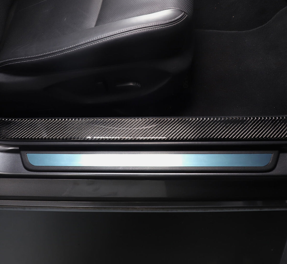 Infiniti Q50 2014-2022 Carbon Fiber Door Sill Protectors