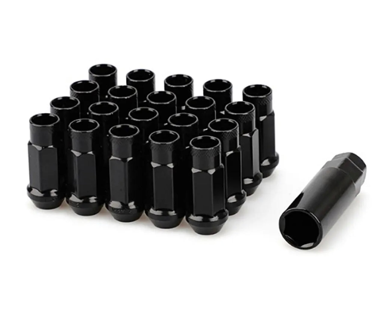 20x TPR Forged Steel Extended Lug Nut Set + Key