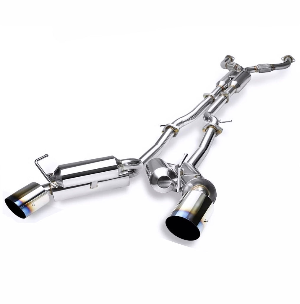 Twin Performance Racing Nissan 370z Dual Exhaust System Z34 4.5”