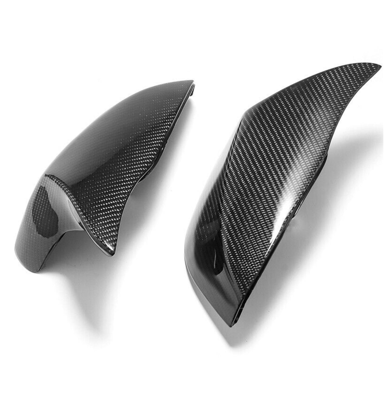 Infiniti Q50 / Q60 M Style Carbon Fiber Mirror Caps (Honeycomb, Forged, Carbon Fiber) V2