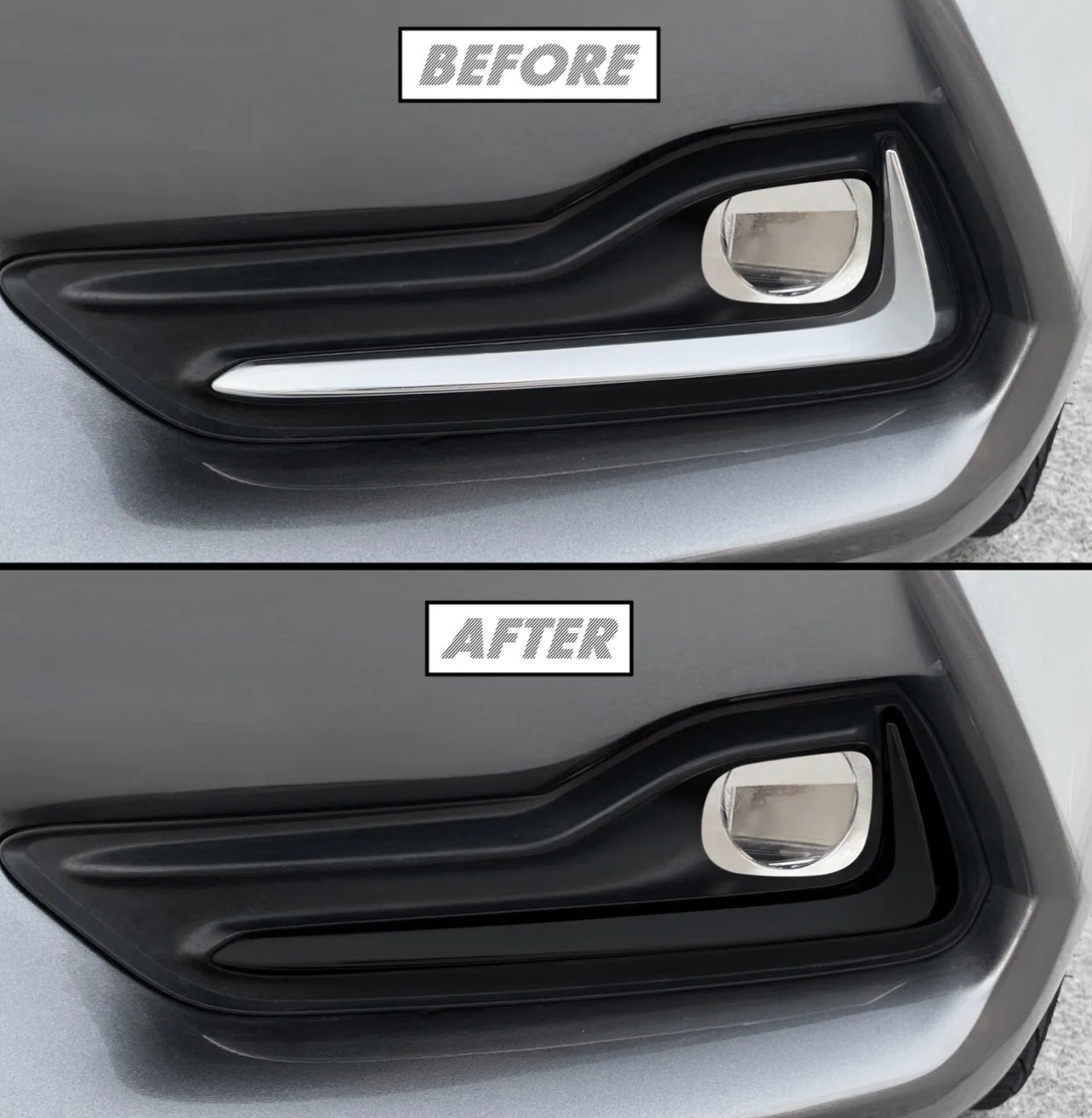 Chrome Delete Blackout for 2017-22 Infiniti Q60 Foglight