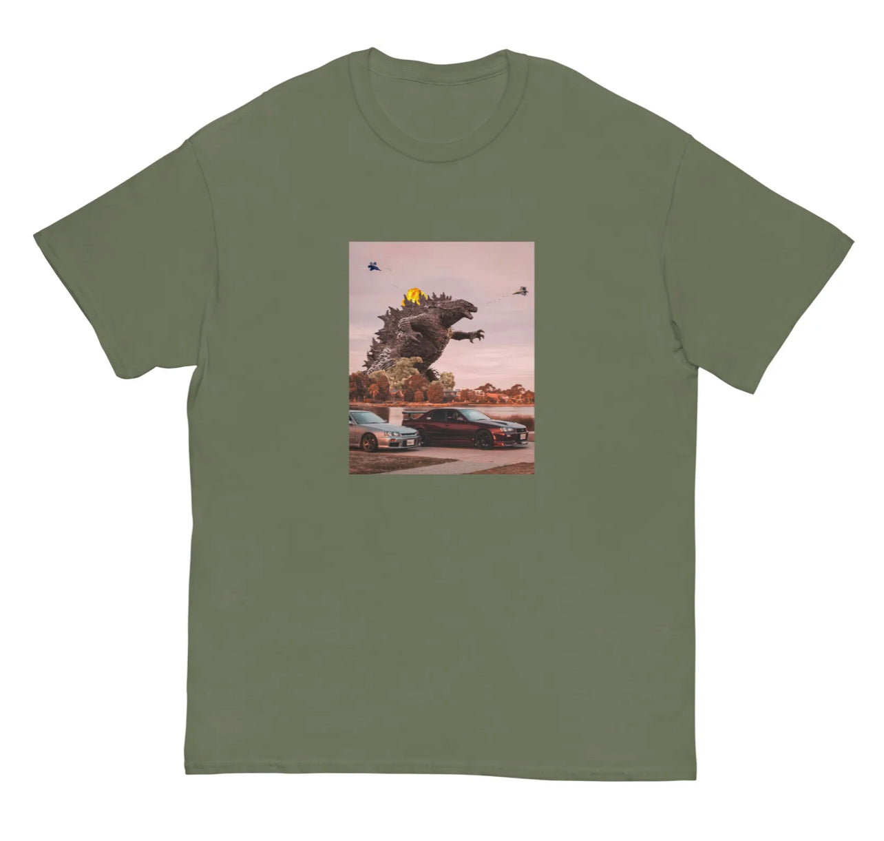 Skyline R34 Godzilla T Shirt