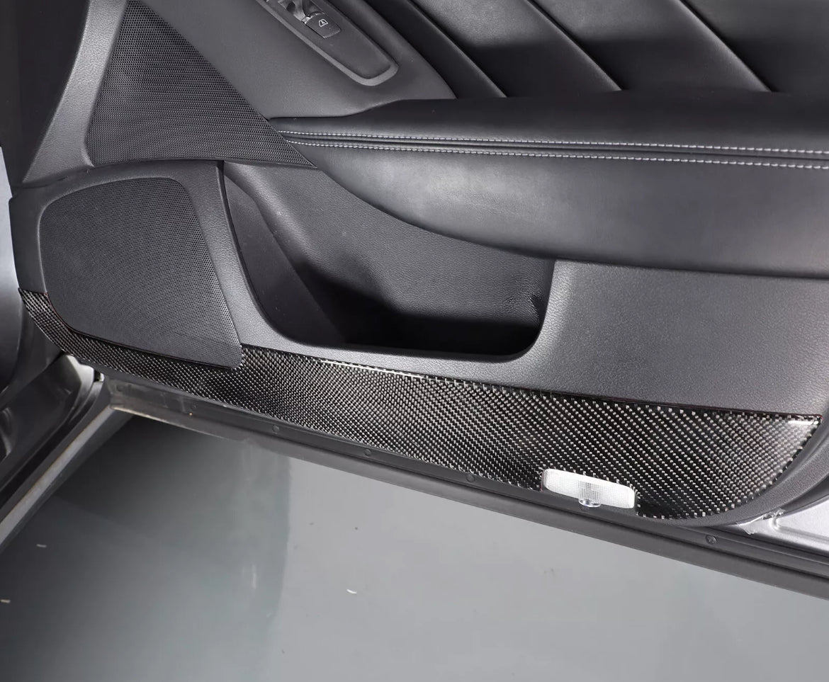 Infiniti Q50 Carbon Door Kick Panels 2014-2023