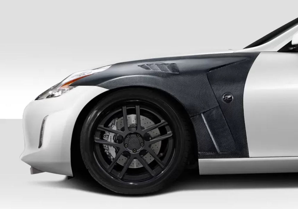 Nissan 370z Vented V3 Carbon Fiber Fenders (2Ppc)