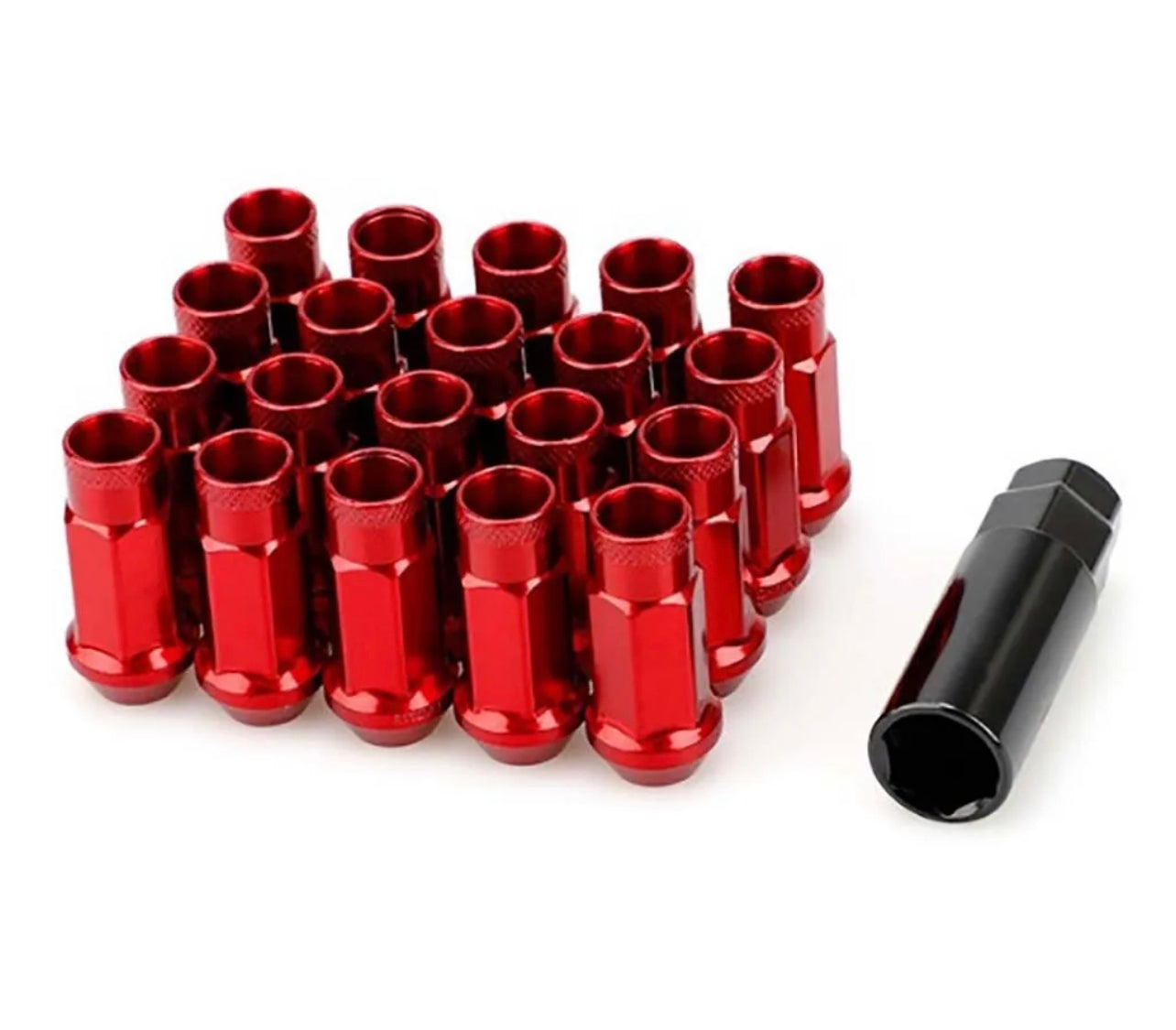 20x TPR Forged Steel Extended Lug Nut Set + Key