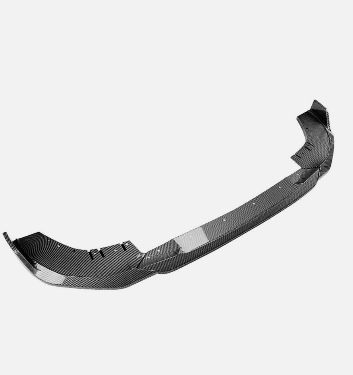 2022-2024 BMW 2-Series Coupe G42 M-Sport Front Lip (Gloss Black, Carbon Fiber)