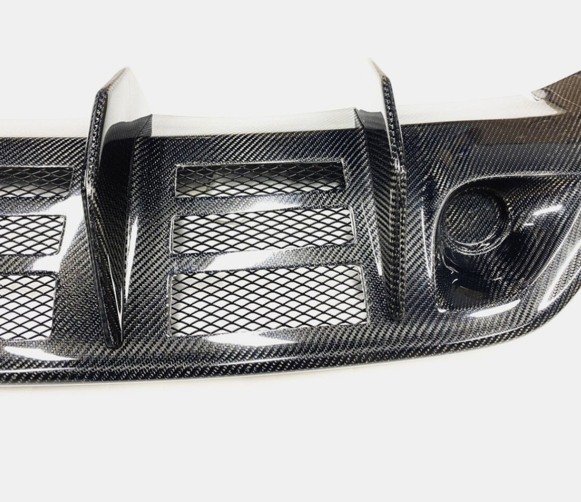 V2 Bumper Diffuser Carbon Fiber 2008-2011 Nissan Skyline GTR GT-R R35