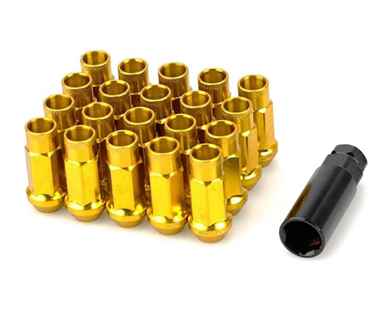 20x TPR Forged Steel Extended Lug Nut Set + Key