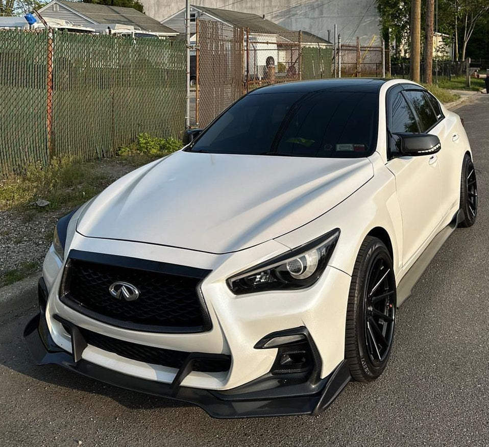 Q50 2014-2017 Black Housing LED Headlights