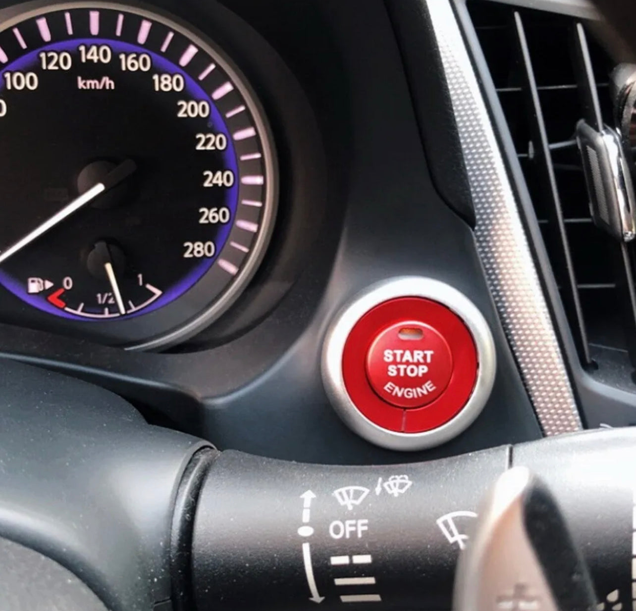 Q50 Q60 Red Start Button