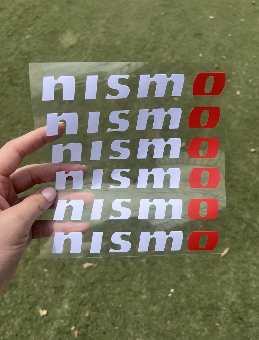 6x NISMO Decals 6”