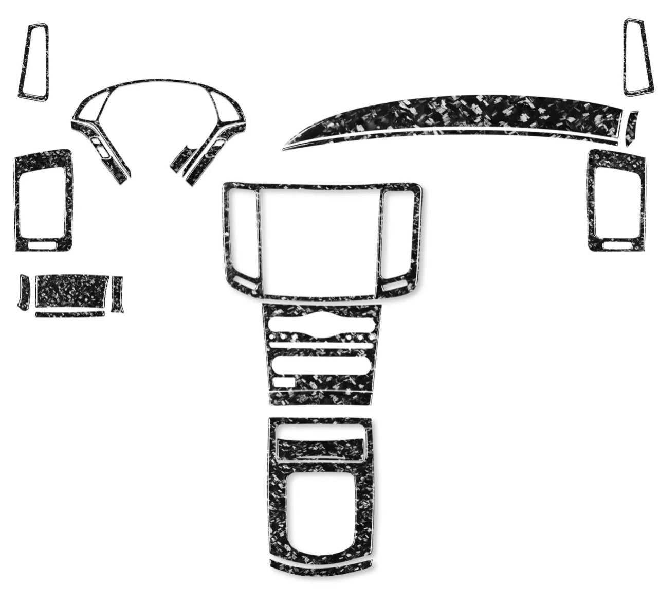 G37 Carbon Fiber Full Interior Kit 28pc