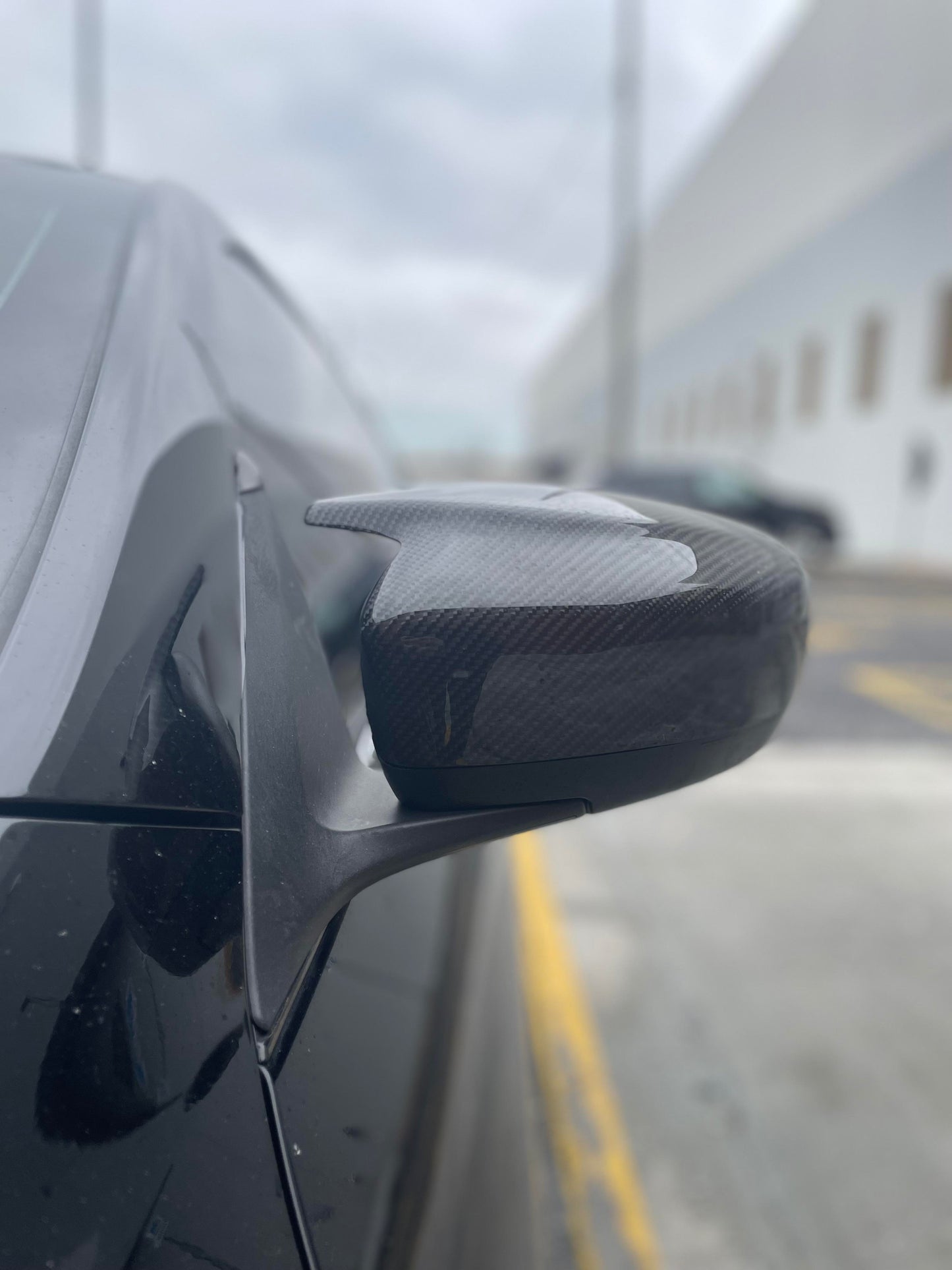 Wing GT Mirror Caps Carbon Fiber Infiniti G37 Coupe/Sedan 08-14