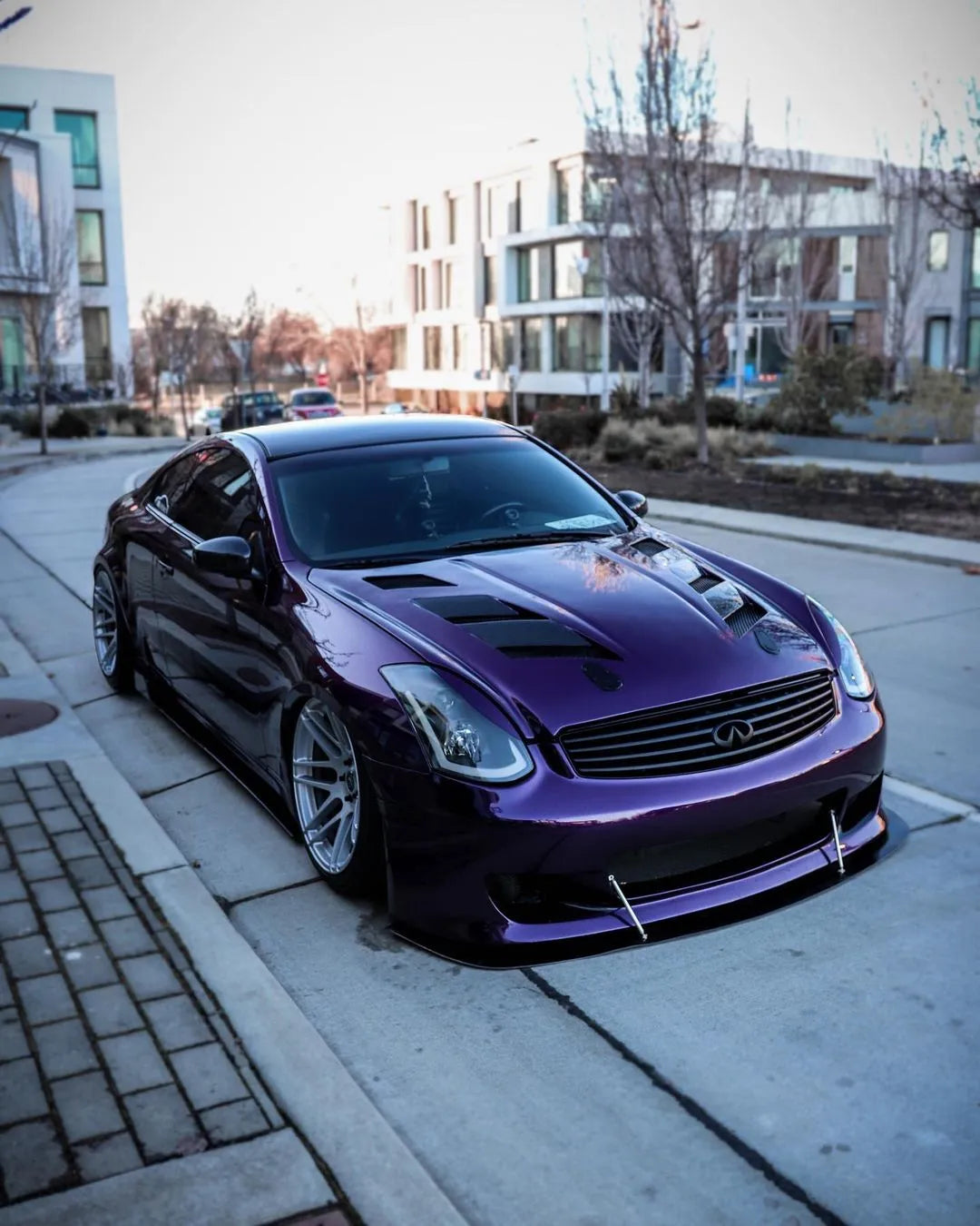 Infiniti G35 Coupe 03-07 V3 Front Lip Splitter