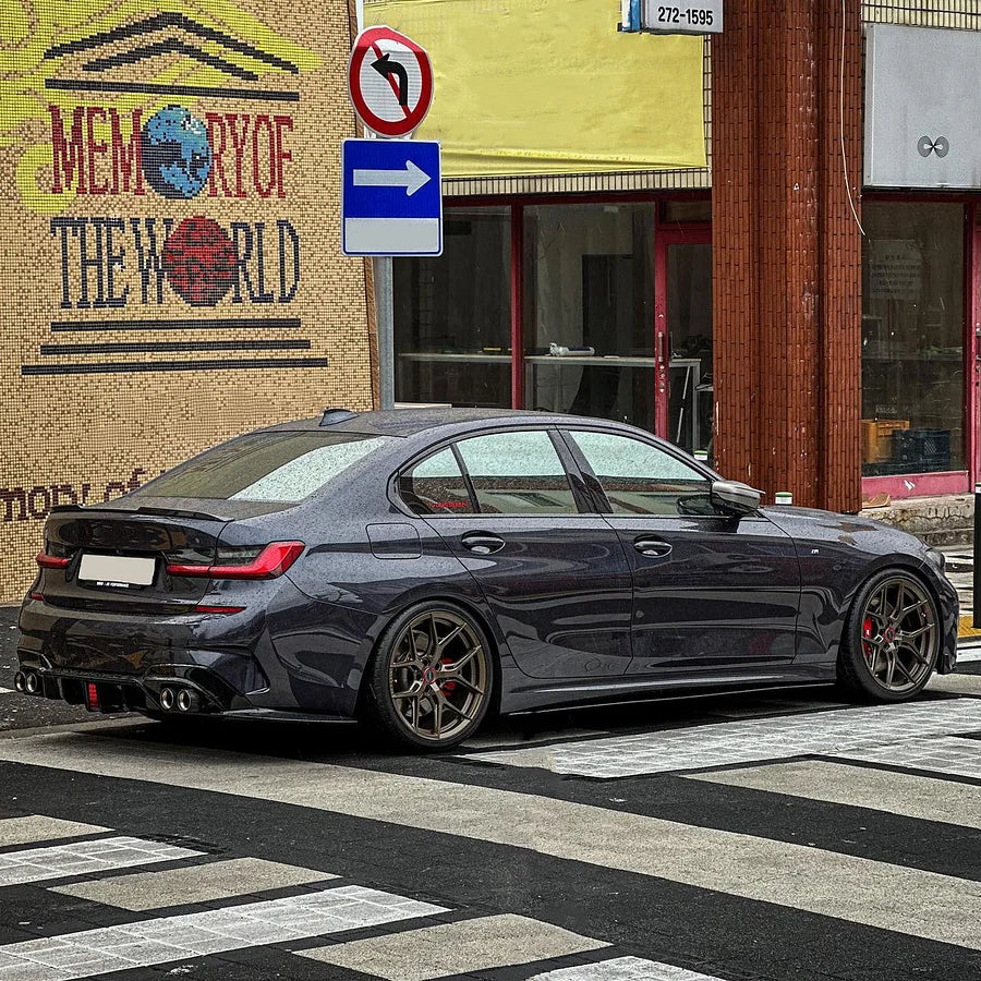 BMW G20 M340i Gloss Black Diffuser w/ Third Brake Light V1 2019+