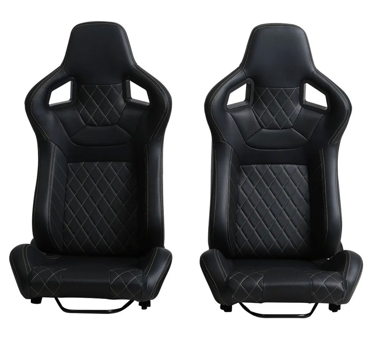 Twin Performance Racing Adjustable Racing Bucket Seats (Pair)