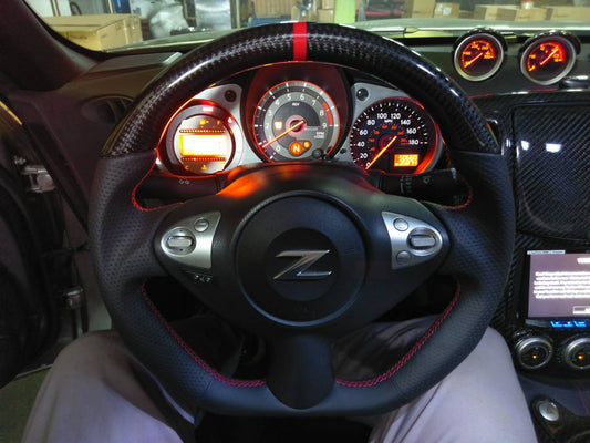 Nissan 370z Carbon Fiber Steering Wheel