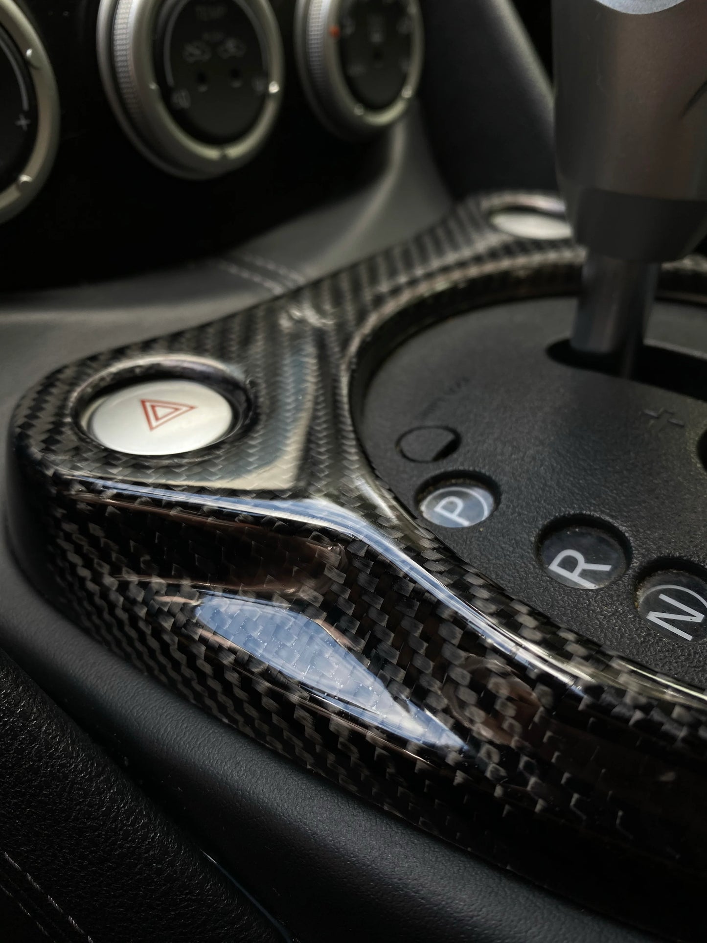 Nissan 370z Carbon Fiber Shifter Panel (Automatic) 09-20