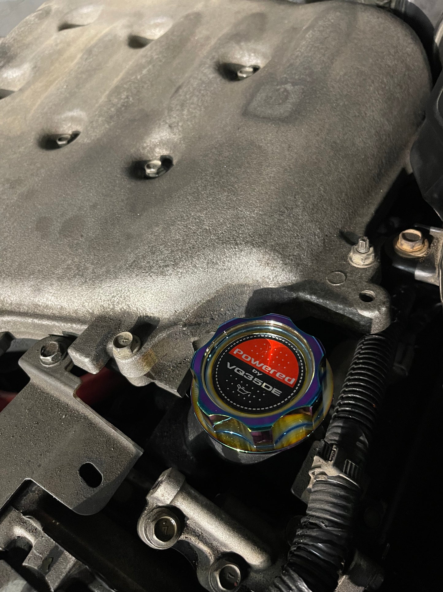 Aluminum Racing Oil Cap VQ35DE Nissan / Infiniti