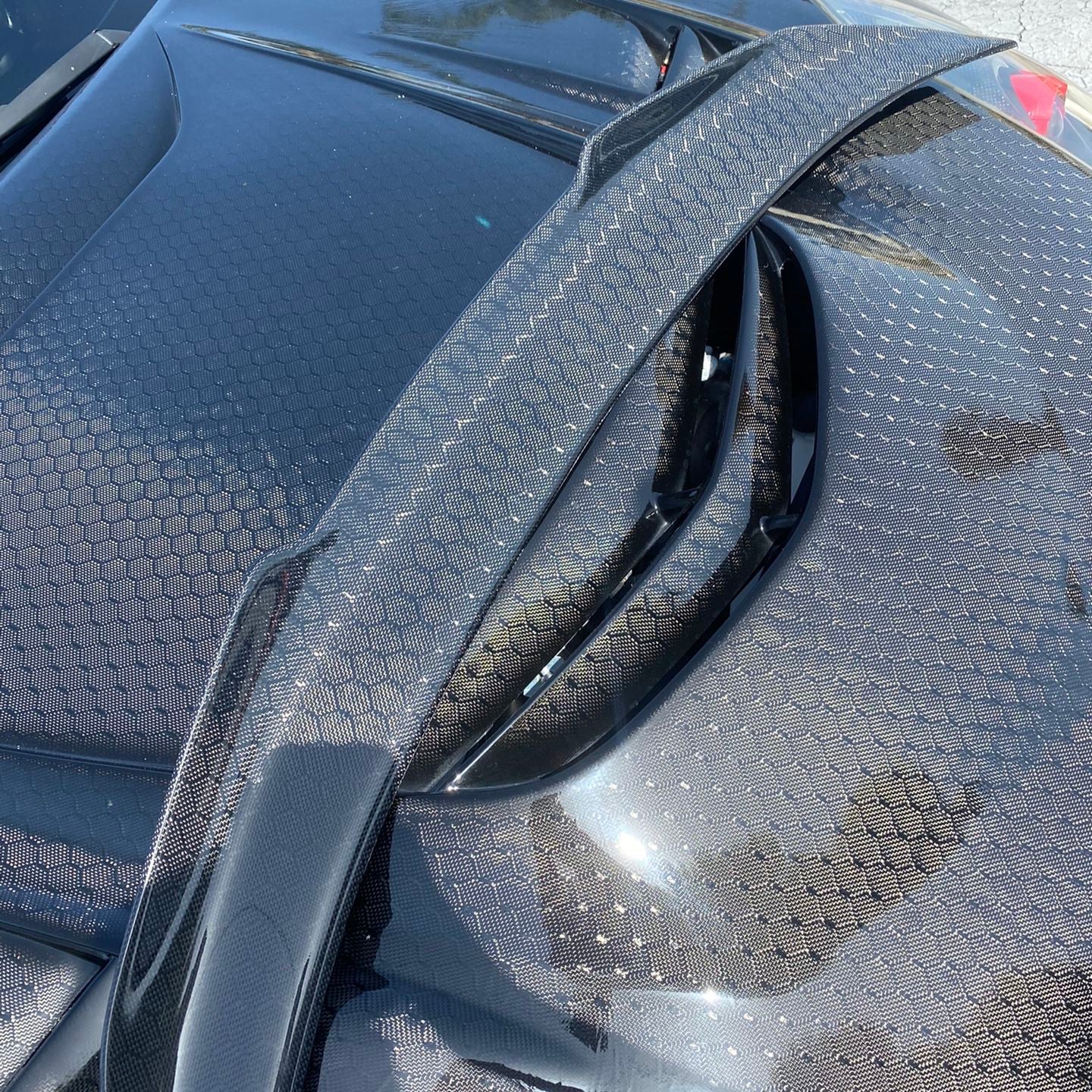 Honeycomb Carbon Fiber PSM Spoiler Wing 2014-2022 Infiniti Q50